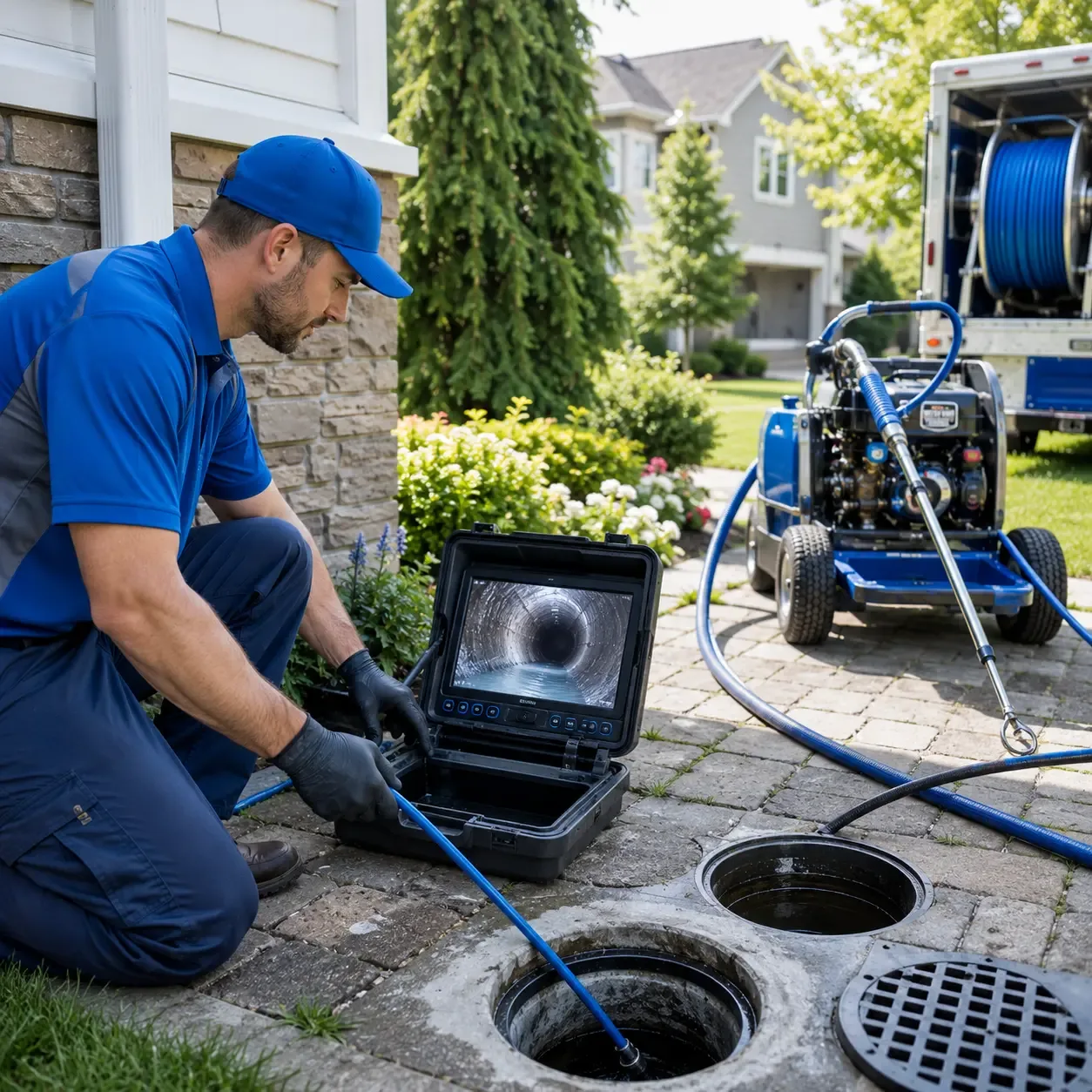 Outdoor drain cleaning professionals serving De Berry, TX